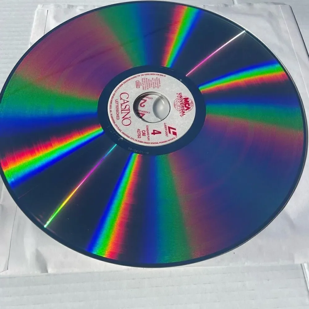 CASINO Laserdisc Movie Robert DeNiro Sharon Stone